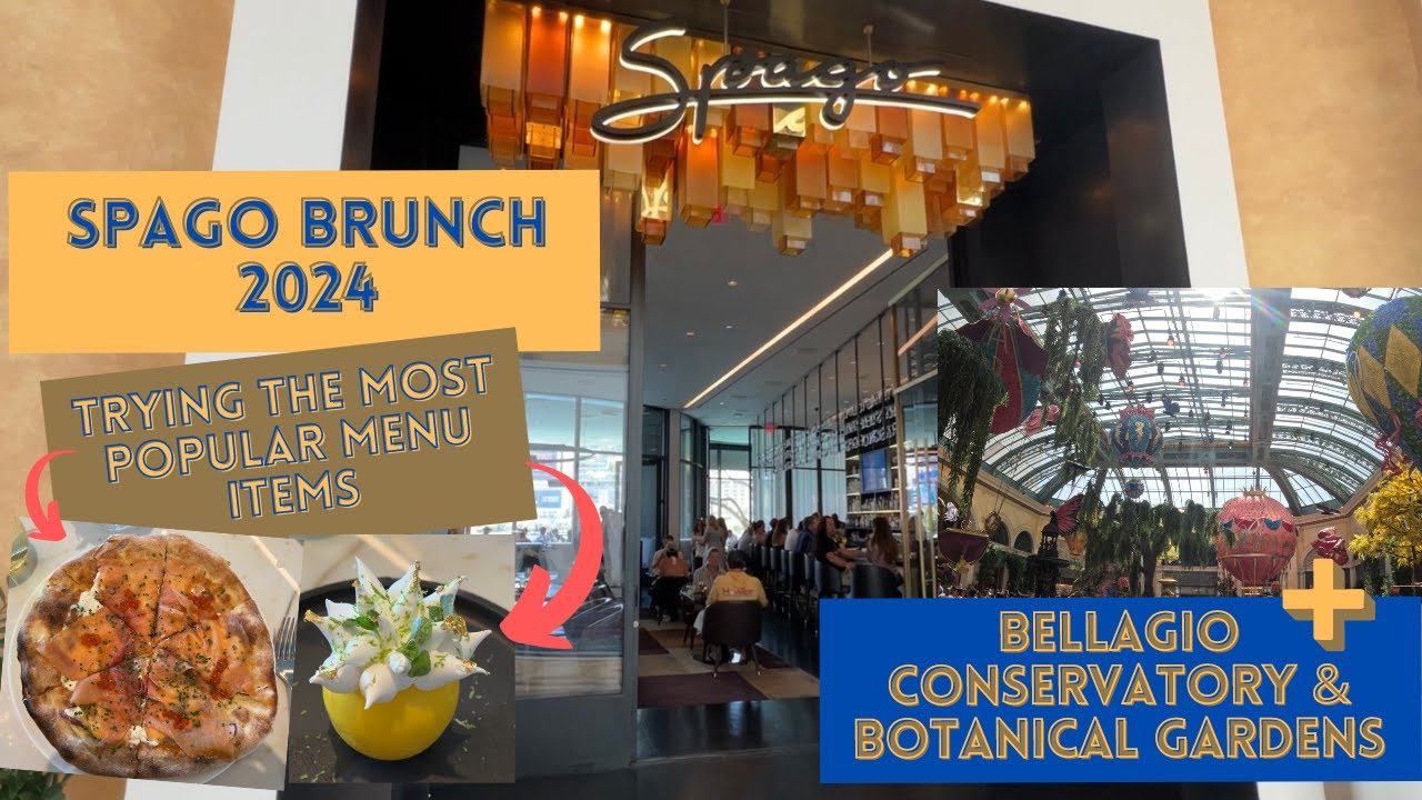 Spago Las Vegas Brunch 2024, Bellagio Conservatory & Botanical Gardens, The Forum Shops at Caesars
