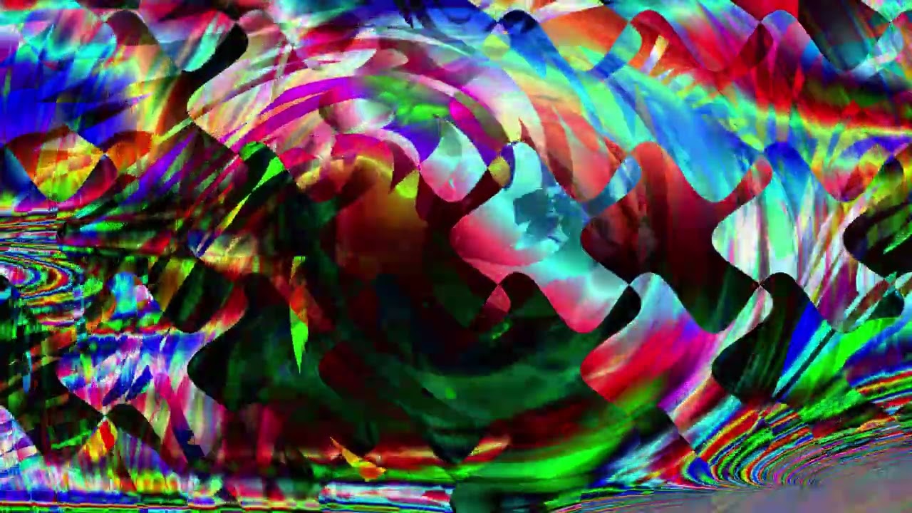 Abstract video synthesis loop 4K 60fps 225secs nLR6 010