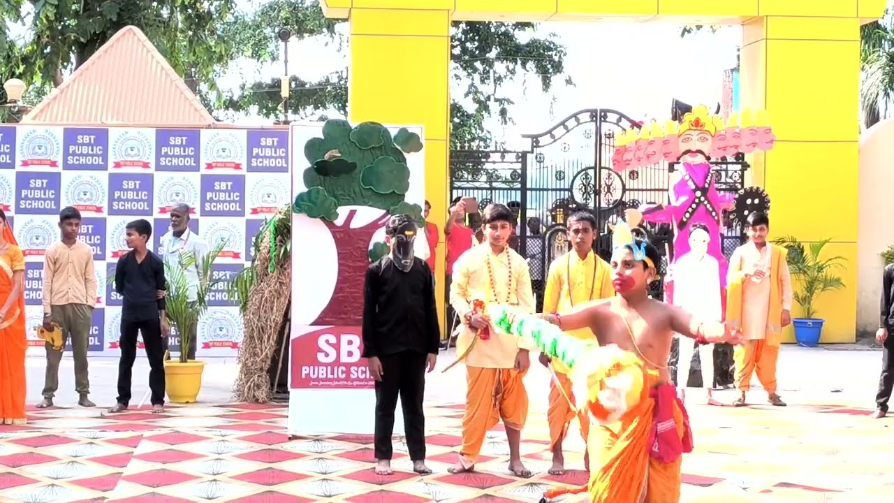 Dussehra celebration in SBT Public School 2023 #trending #Ramayan act ll occasion of Vijayadashami