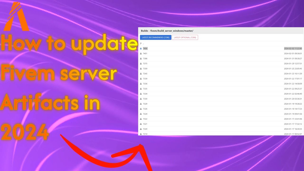 How to Update Fivem Server Artifacts 2024