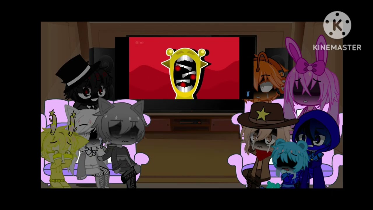 Sprunki reactions(GUYS SRRY IF IT'S BAD OR SHORT I'LL DO BETTER NEXT TIME😭😭😭)