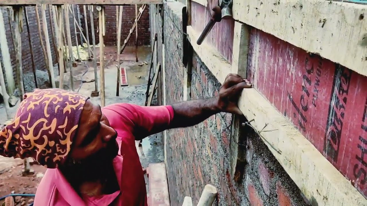 formwork beam slab construction process #construction of bilding slab detailing