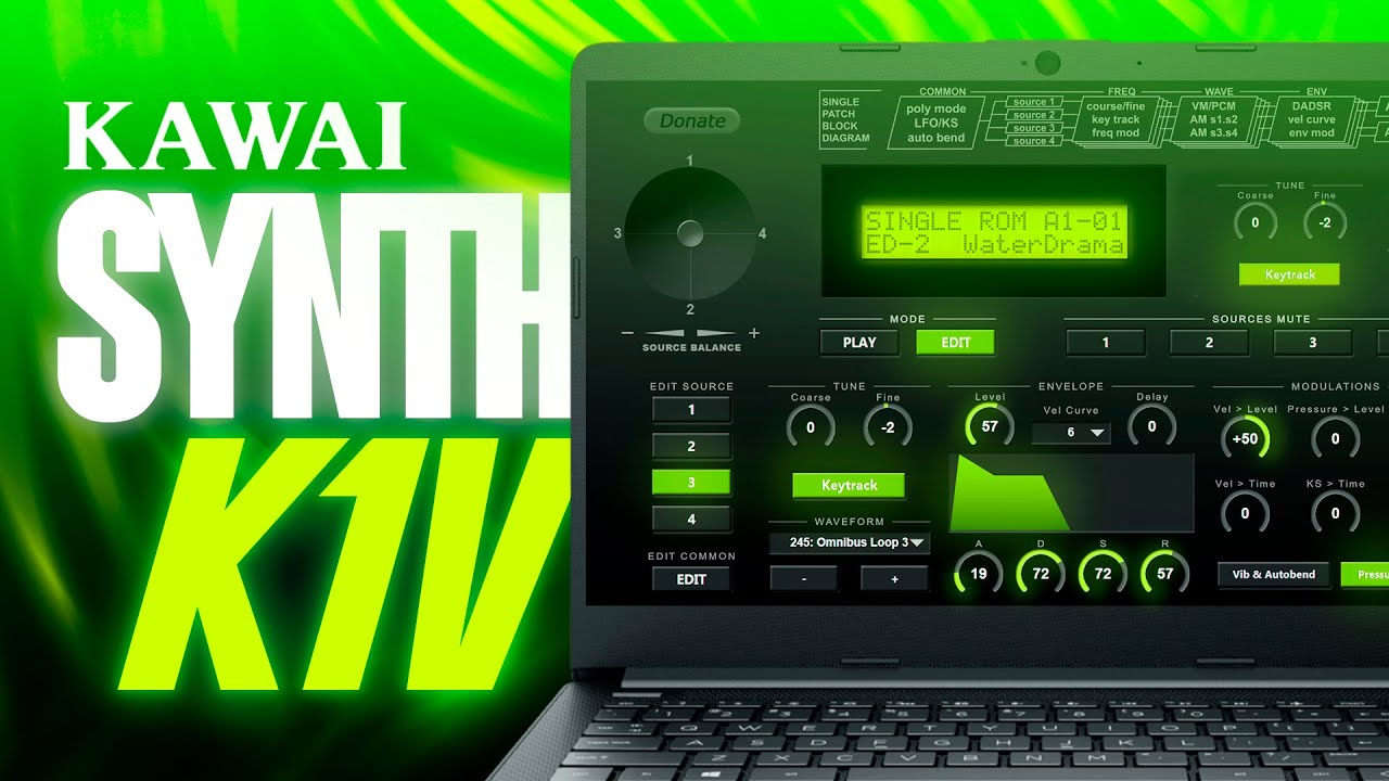 ¡MÁS DE 1300 PRESETS! VST Kawai K1V ¡Gratis! 🎹🔥