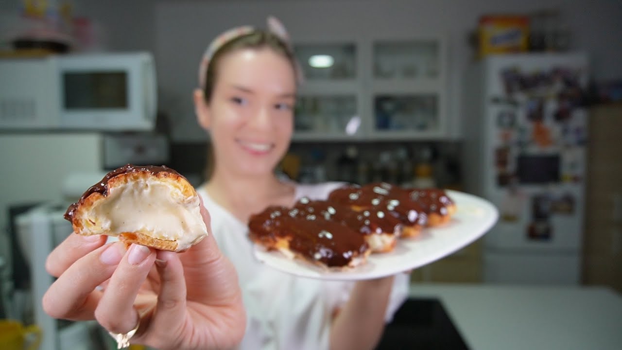 Čokoladni Ekleri prepuni vanil kremom - NAJLAKŠI RECEPT