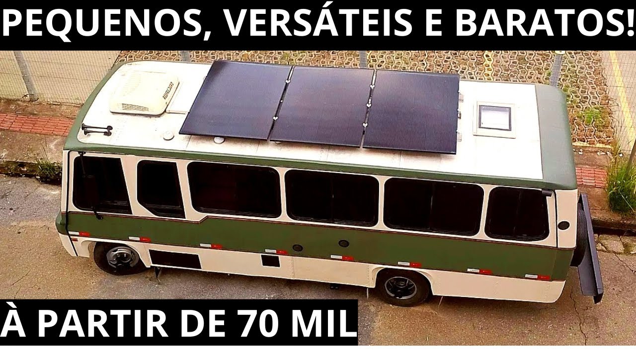 PARA VIAJAR OU MORAR DENTRO, MICROÔNIBUS MOTORCASA À VENDA.