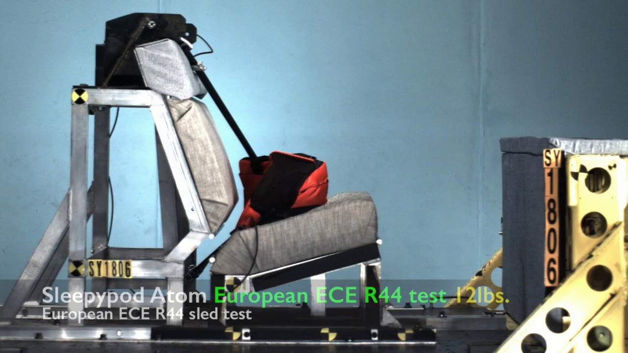 Sleepypod Atom Pet Carrier - ECE R44 Crash Test Research