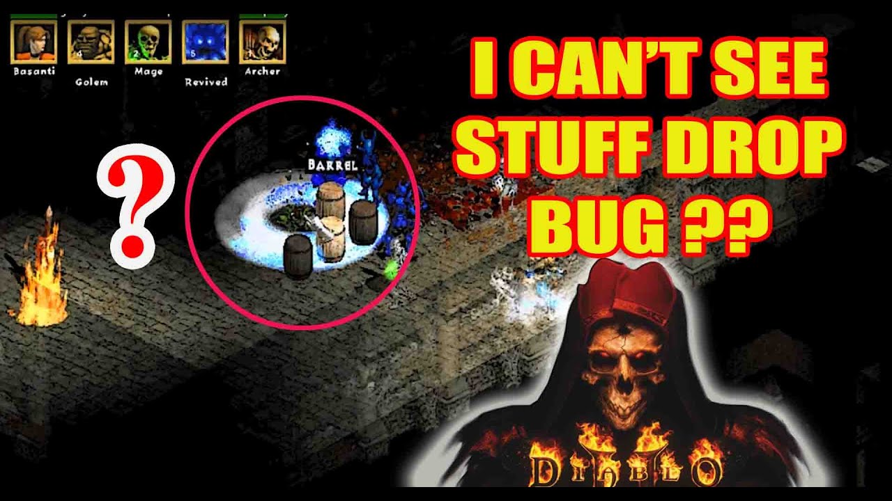 I Found A Bug Project Diablo 2 - Unique Monster Cant Drop Anything