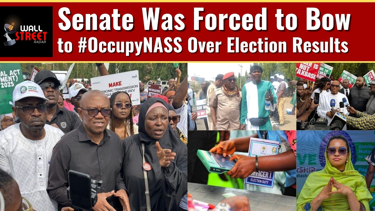 Nigeria Senate Forced to Bows to #OccupyNASS Over Election Results