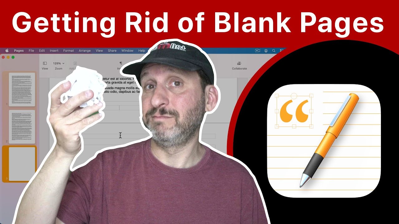 How To Delete Extra Pages In Mac Pages