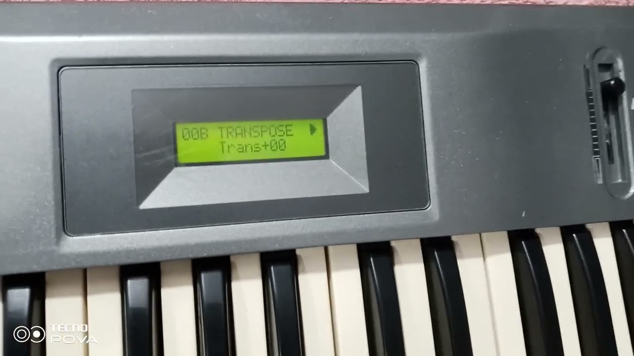 KORG X5D TRANSPOSE कैसे करते हैं