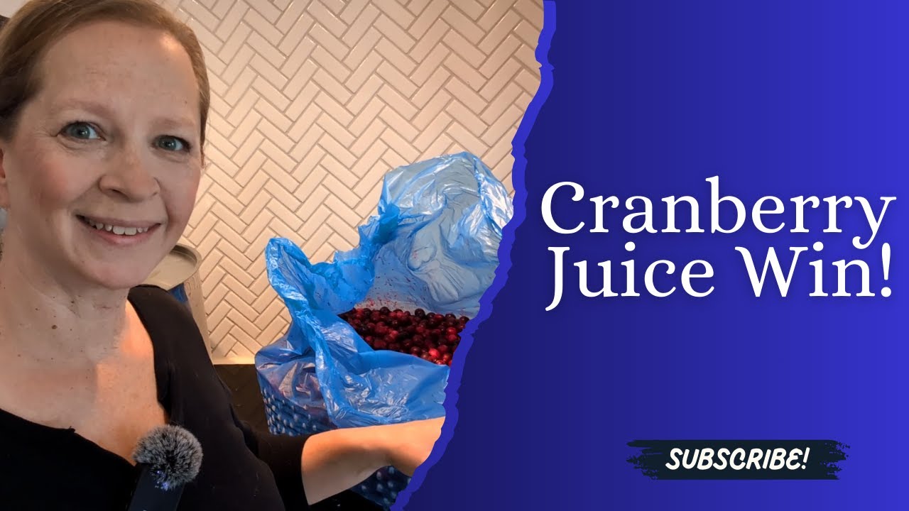 How I Made & Canned Homemade Cranberry Juice (Taste Test!)
