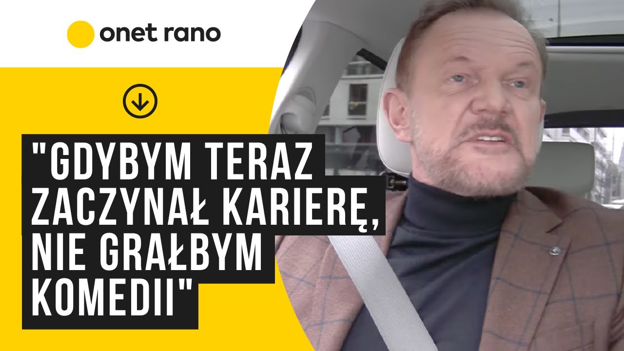 Cezary Pazura: gdybym teraz zaczynał karierę, nie grałbym komedii