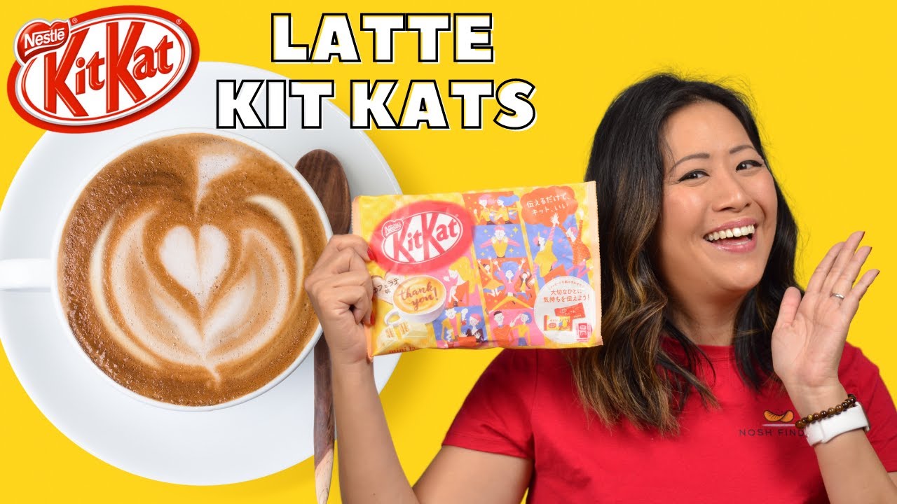 Latte Flavored Japanese Kit Kats SNACK Review