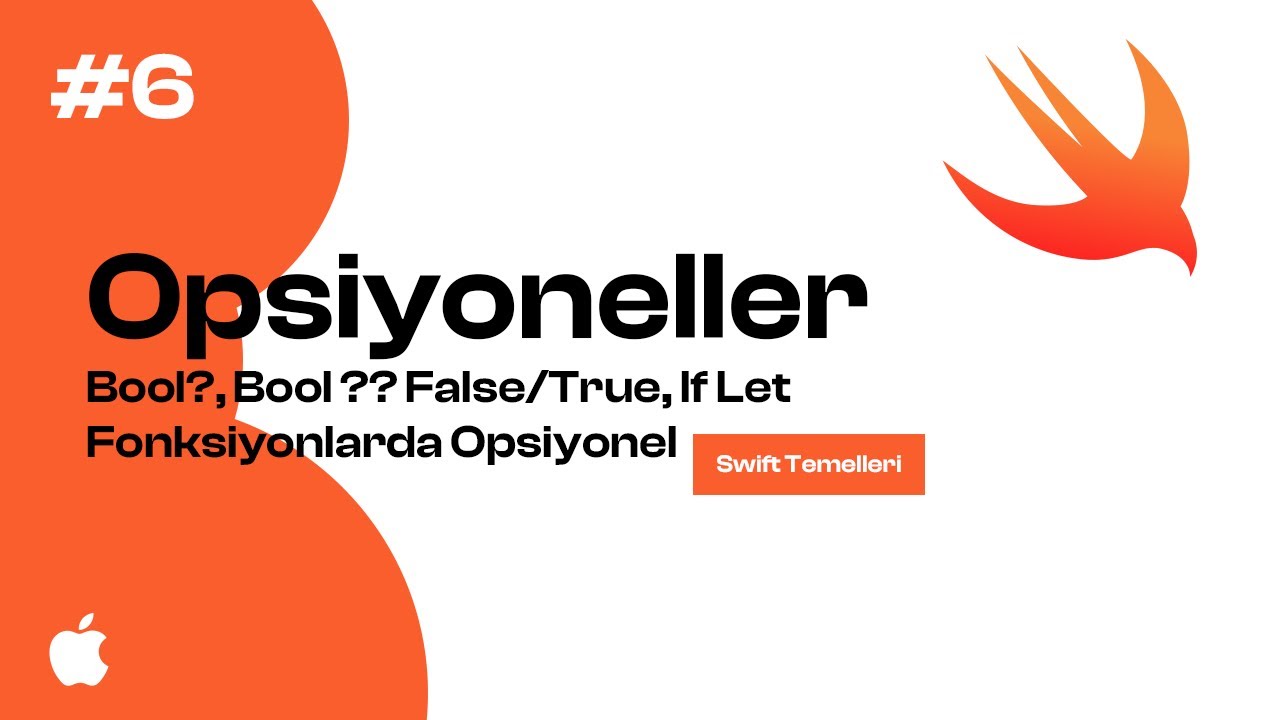 Swift'te Opsiyoneller | Swift Temelleri #6
