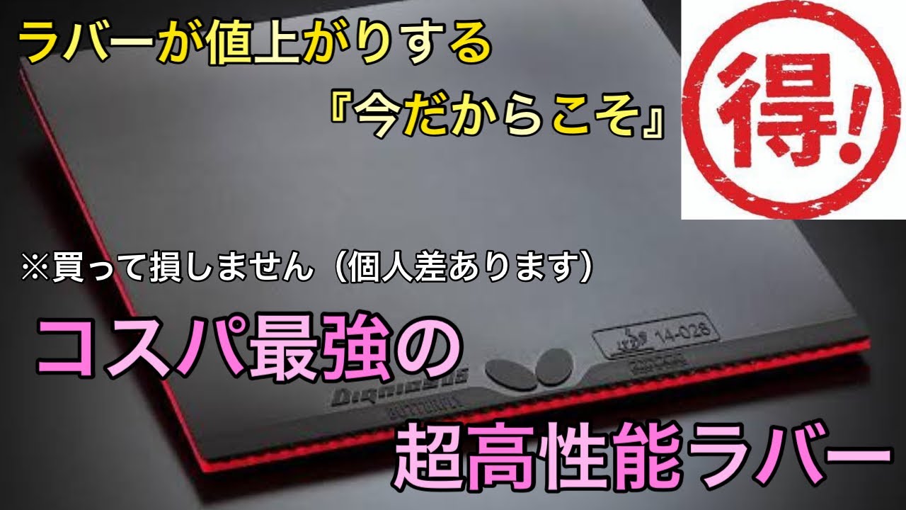 【超絶おすすめ】コスパ最強の高性能ラバー5選