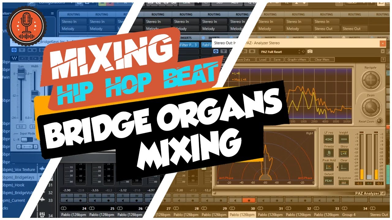 Mixing Hip Hop Beat - Mixing Bridge Organs (EQ, Compression and Widening) | Mixing Tips