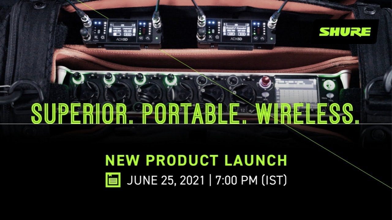 New Launch: ADX5D - Superior, Portable Wireless Receiver