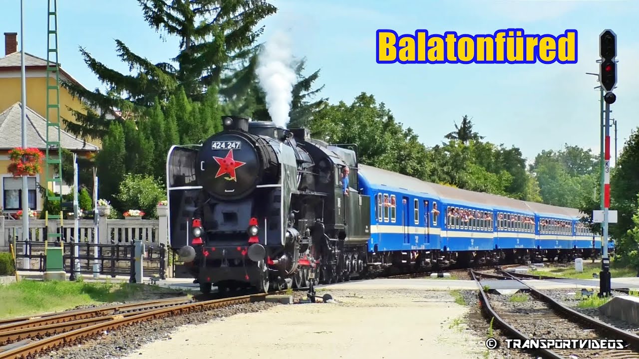 2020.07.04. - Retró hétvége a vasúton; vonatok a Balaton északi partján | 1. nap
