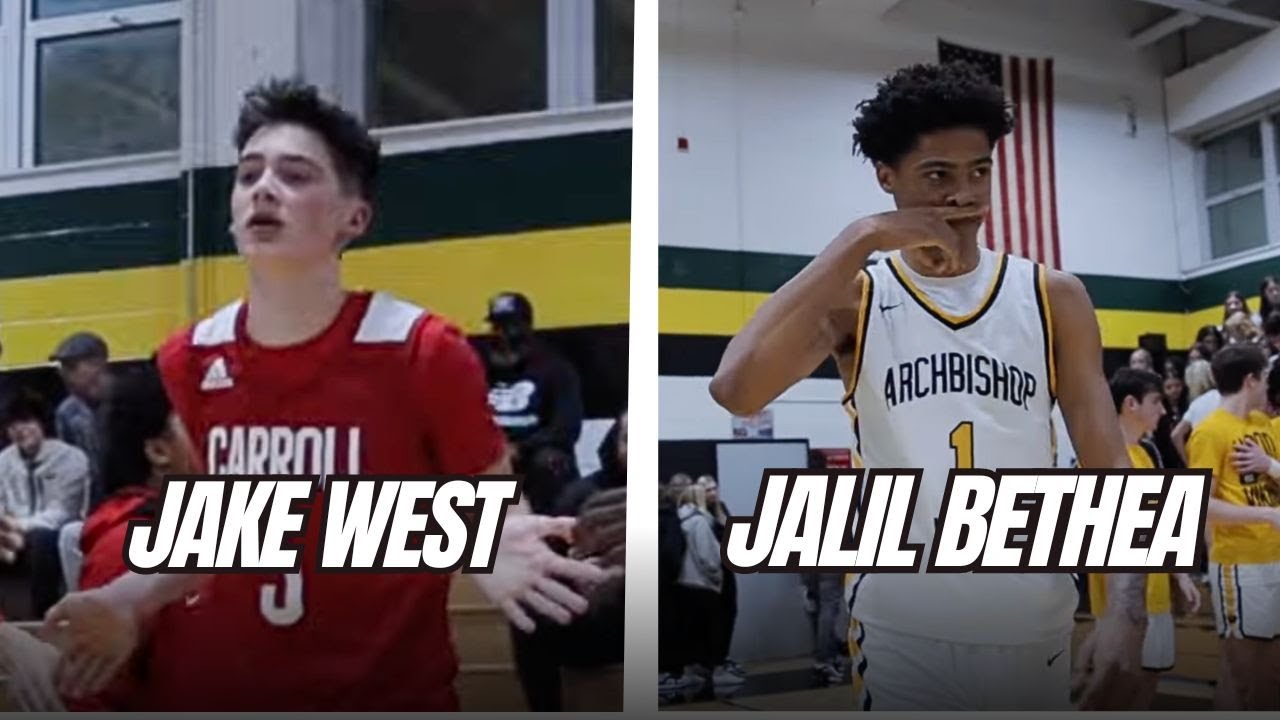 JAKE WEST AND DEAN COLEMAN VS JALIL BETHEA!! | Archbishop Carroll vs Archbishop Wood