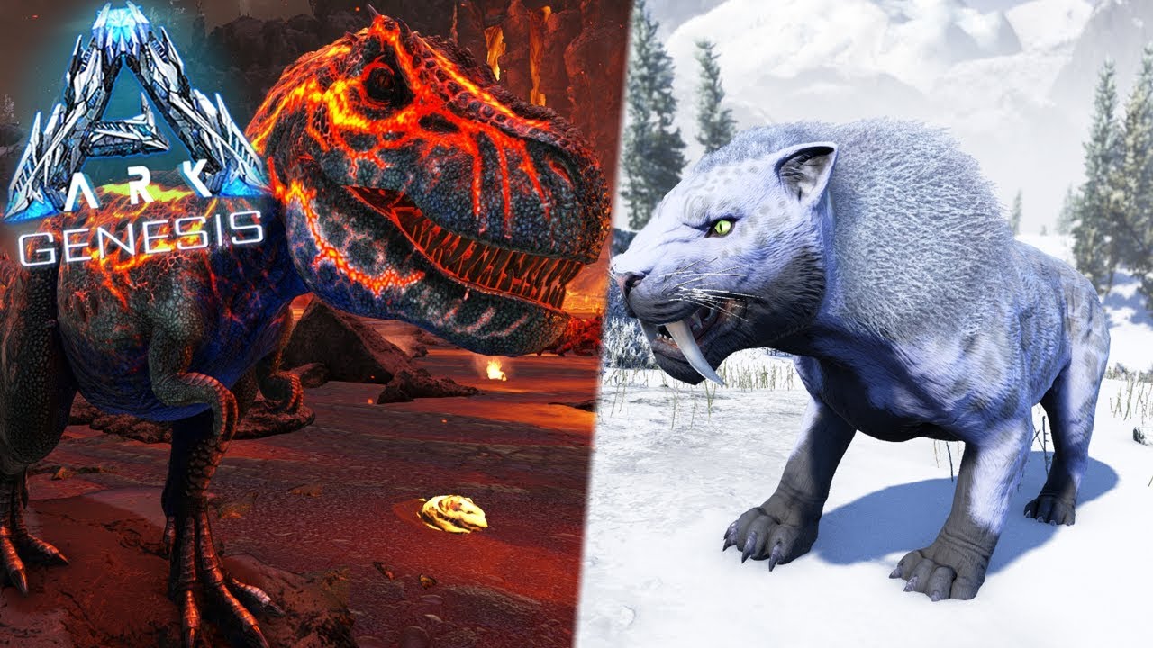 COMO SPAWNEAR *TODAS LAS VARIANTES DE DINOSAURIOS POR BIOMA* | Ark: Survival Evolved
