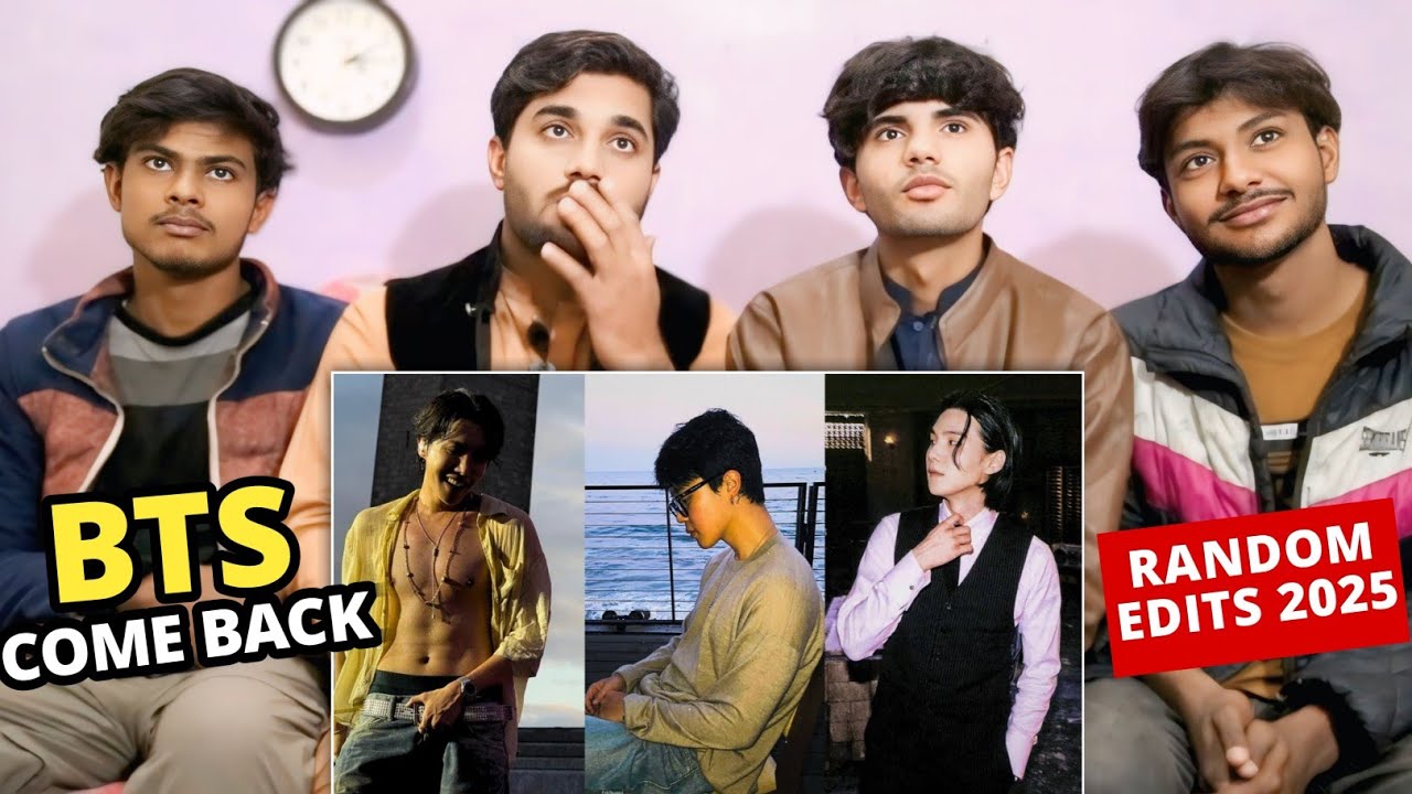 Bts New Edits 2025 - Bts Come Back - Pakistani Reaction - Shan Rajpoot