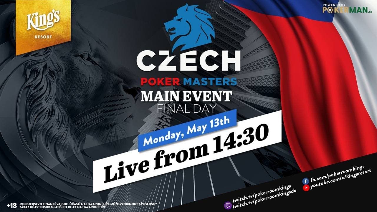 Finálový den Czech Poker Masters Main Event🏆 sledujte živě