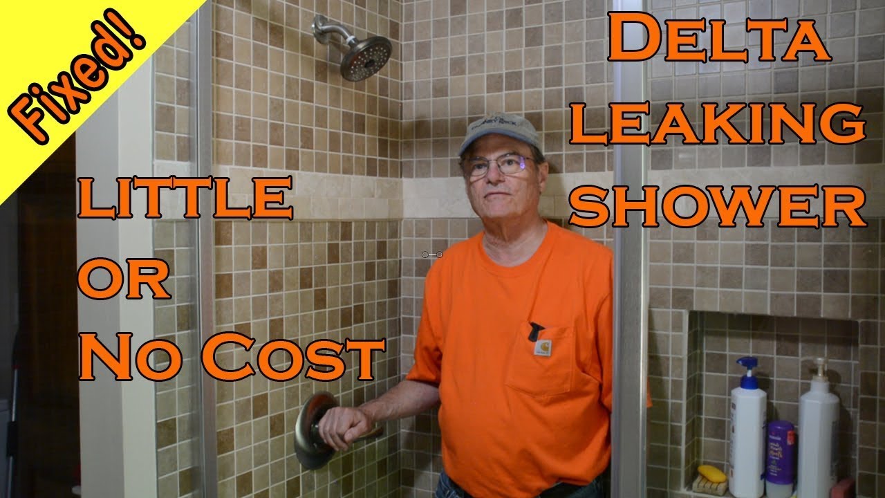 How to fix a dripping shower head  with a single handle  at no cost or low cost.