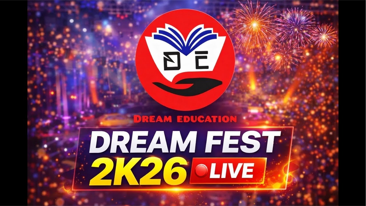 LIVE 🔴 Dream Fest 2K26 | Official Announcement by Dream Education 🚀