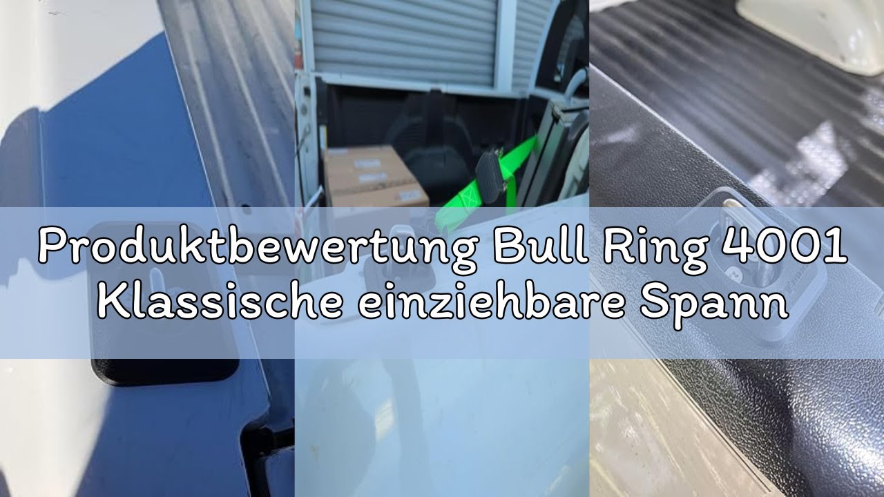 Produktbewertung Bull Ring 4001 Klassische einziehbare Spannanker mit erhöhter Passform für LKW (1 P