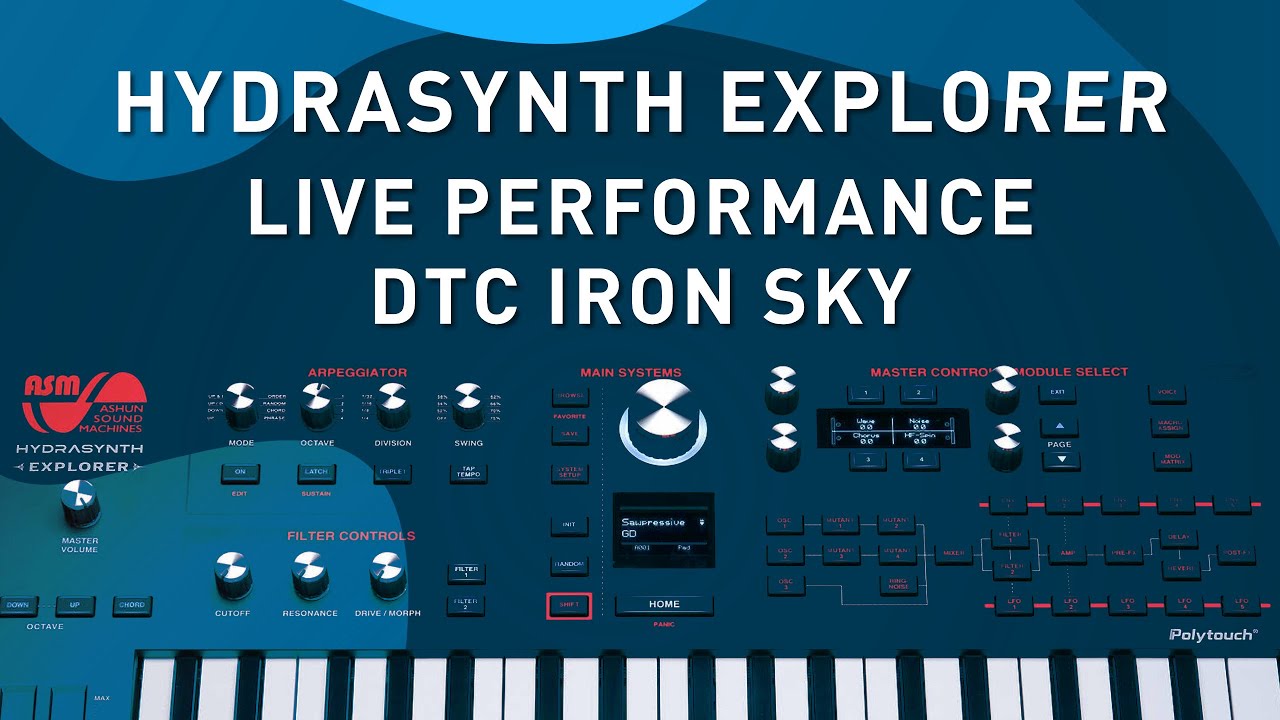 HYDRASYNTH EXPLORER - DTC Iron Sky - Live Performance