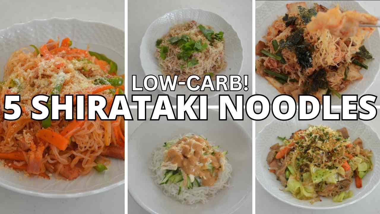 Низкоуглеводные, насыщенные вкусом: 5 аппетитных рецептов лапши ширатаки для похудения! (EP207)