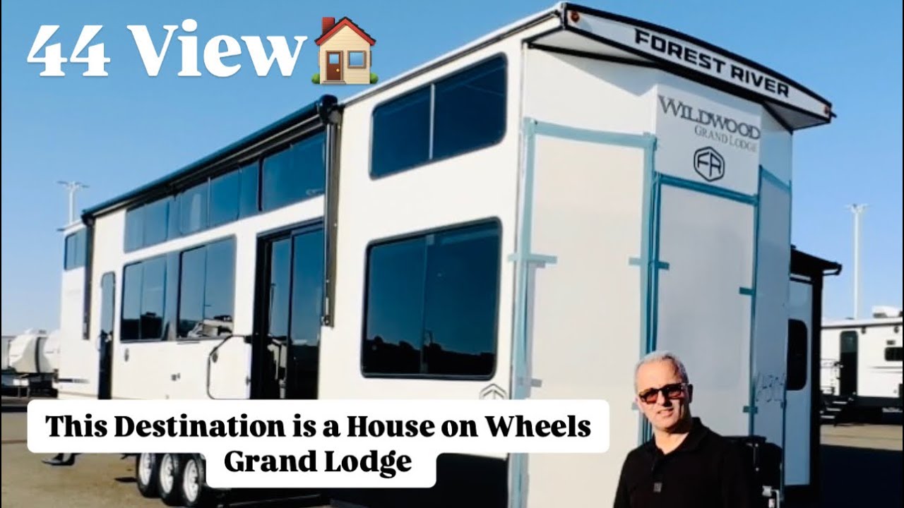 44VIEW House on Wheels 2-Story Destination Trailer! | 2025 Forest River Wildwood Grand Lodge