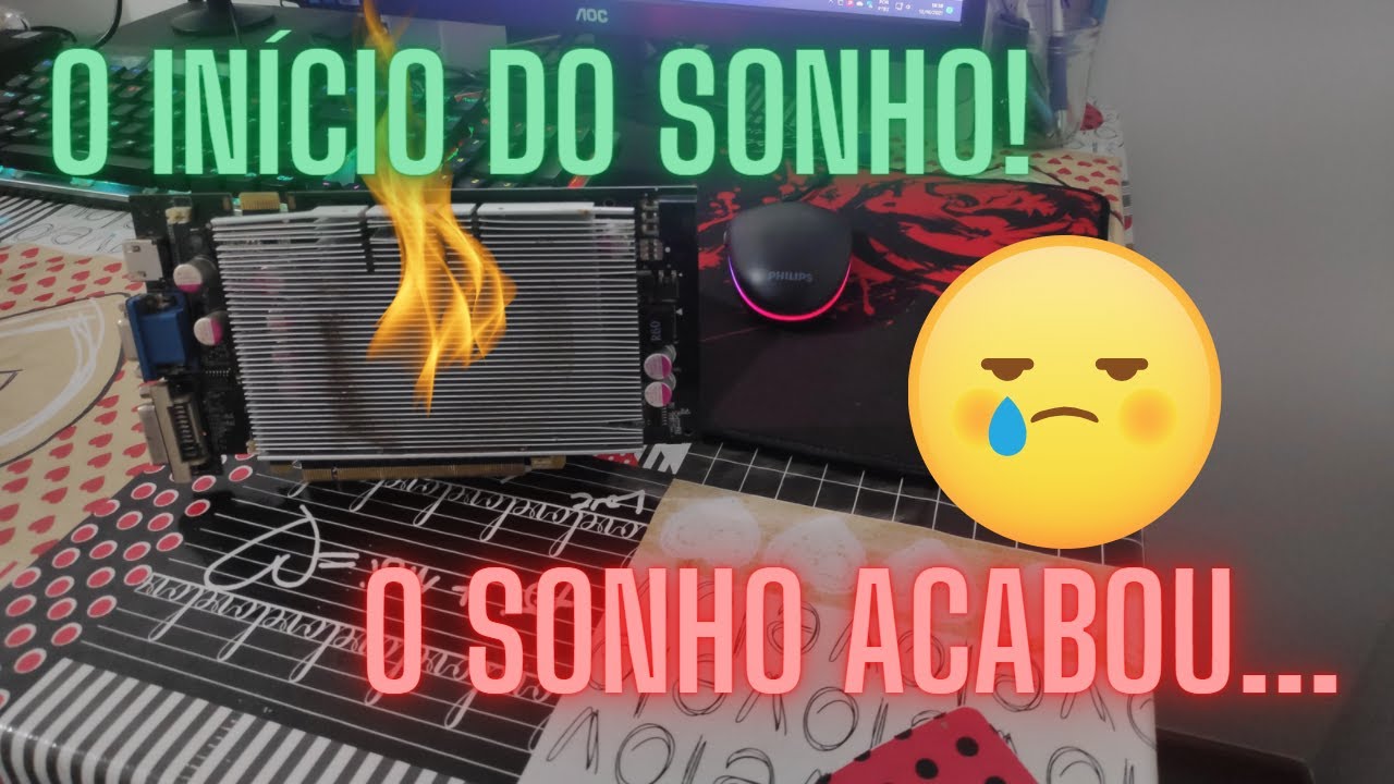 Meu Antigo XEON X3470 (i7 870) queria virar Stremer mas a 9800 GT fritou (Literalmente)!