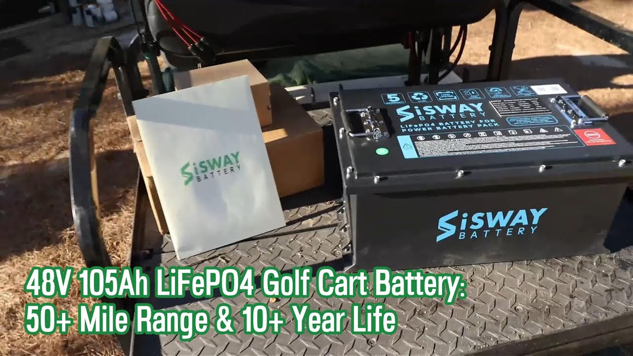 Golf Cart Battery Real Driving Test | Safety & Performance – Sisway