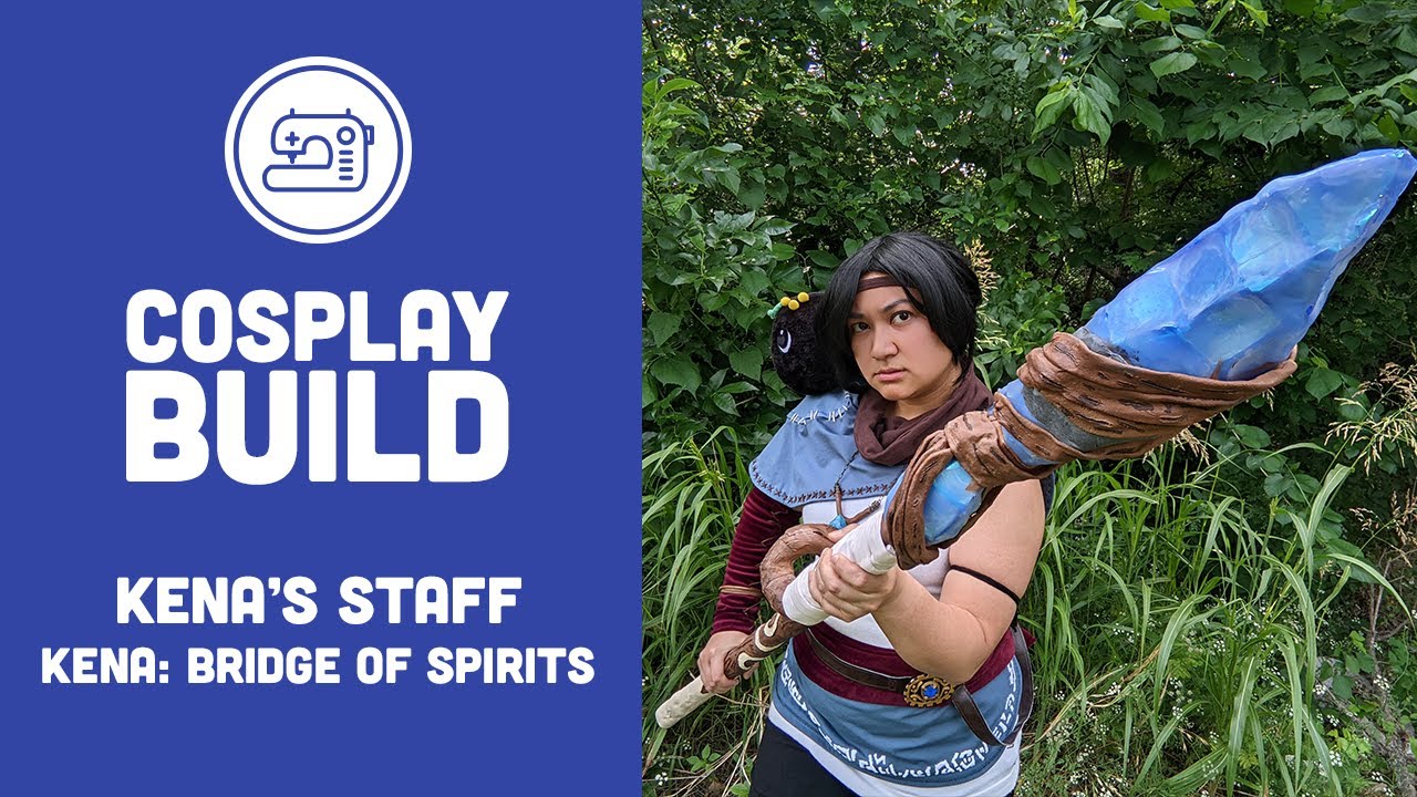 LIGHT UP PROP  | Kena Bridge of Spirits Staff Build | Ashweez Cosplay