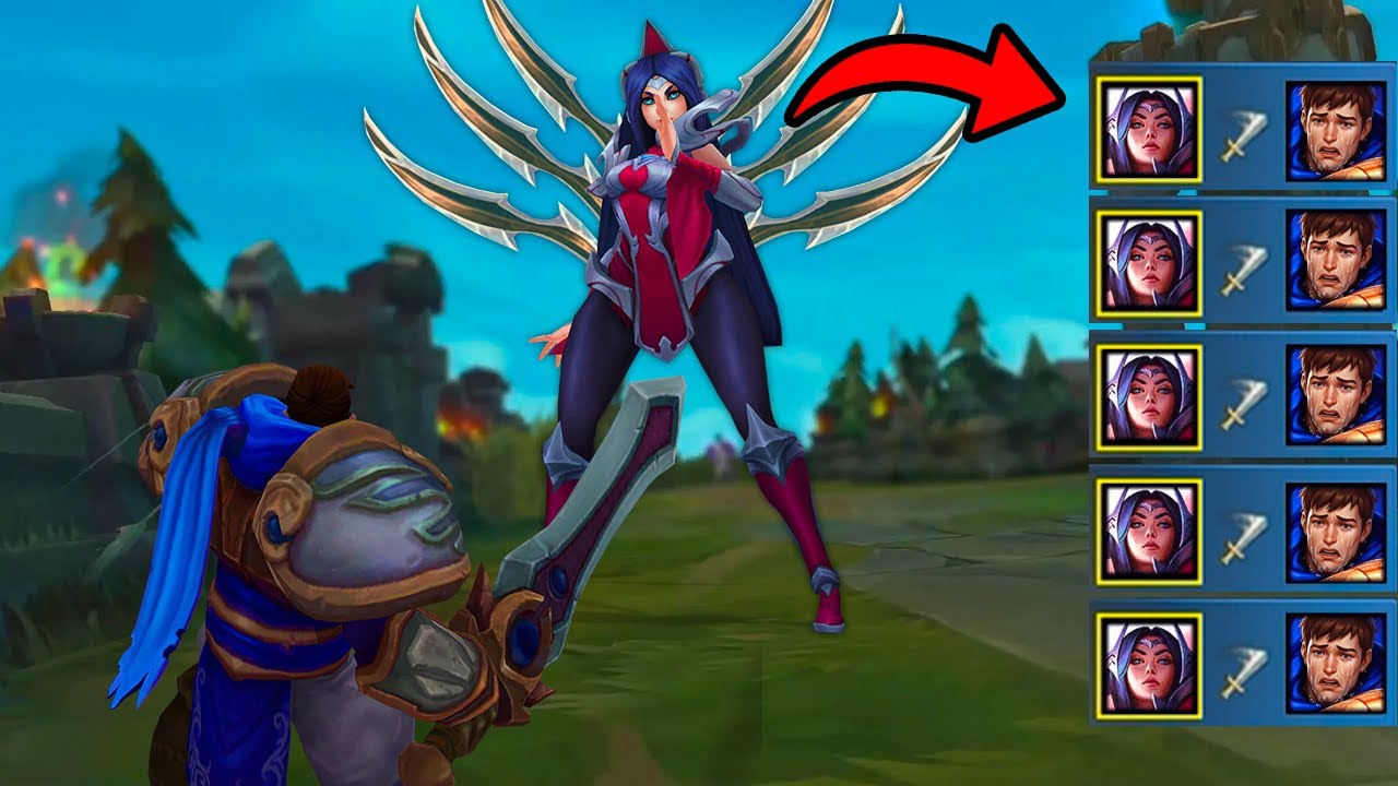 Тяжело играть против Гарена? Посмотрите это видео!