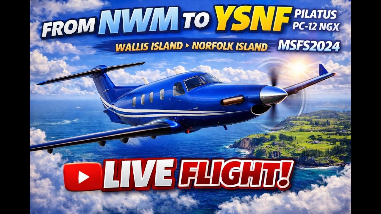 [ MSFS 2024 / PC12 NGX ] NWWM ➜ YSNF | VR POV