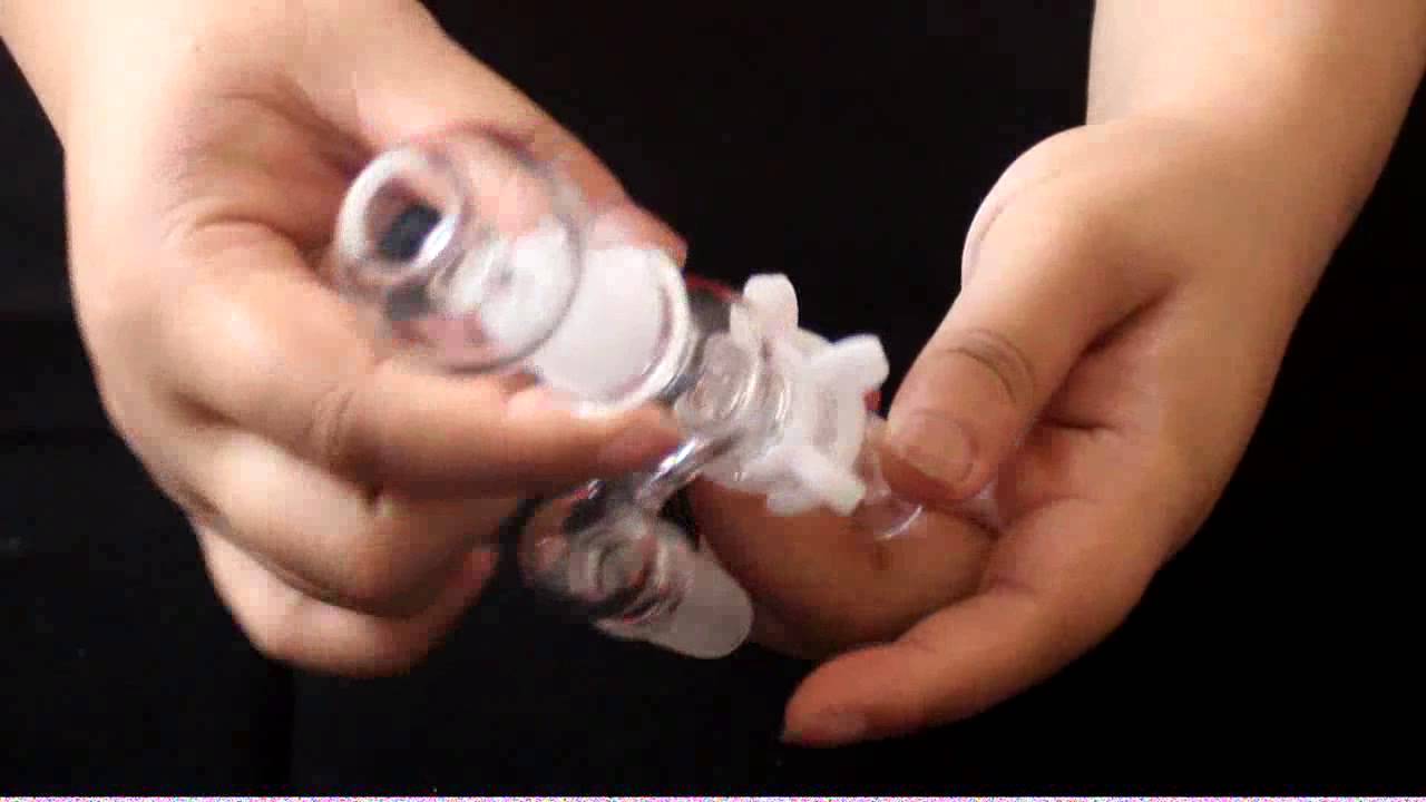 14mm Glass Oil Reclaimer Kit with 45 Degree Joint Glass Adapter