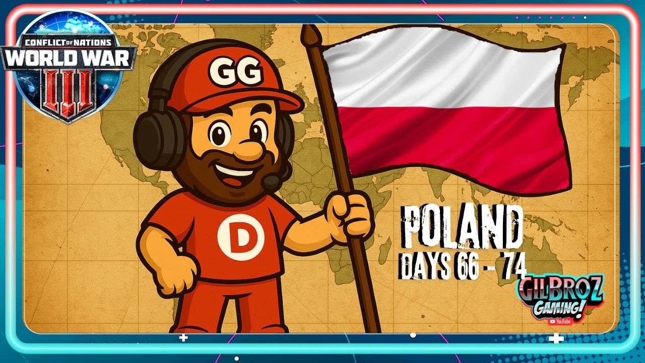 Conflict of Nations – POLAND in WW3! Days 66 - 74 (Full Playthrough)