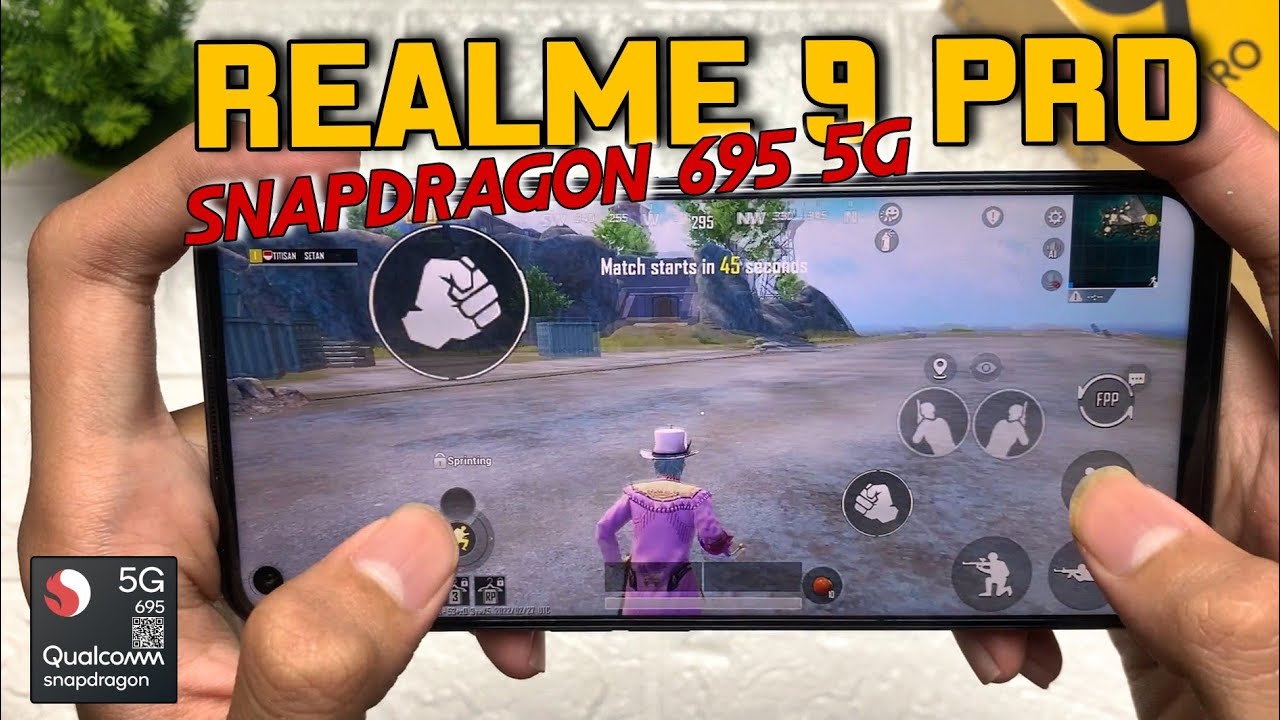 Realme 9 Pro 5G Pubg Mobile Gaming Test Snapdragon 695