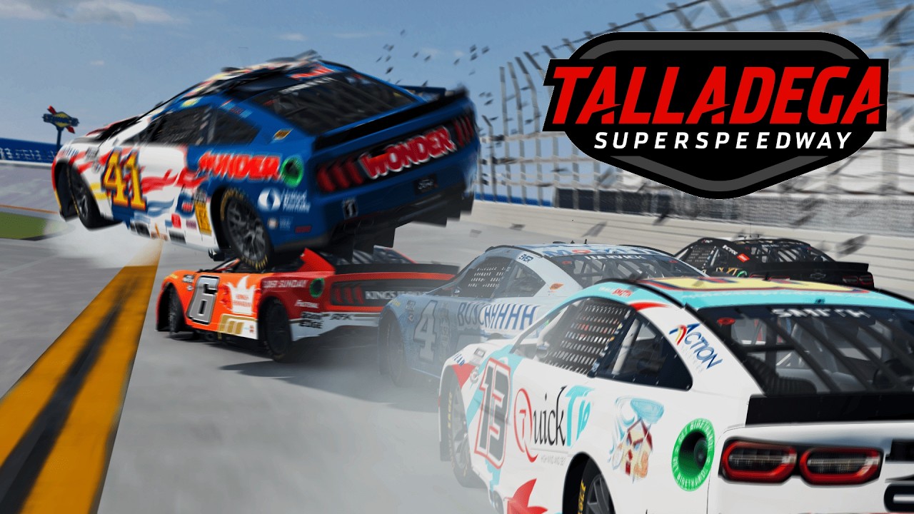 NASCAR Racing Crashes #78 (Talladega Special) - BeamNG Drive
