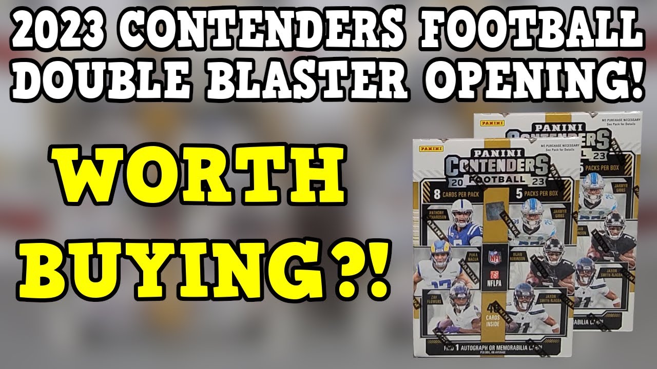WORTH BUYING?! 2023 Panini Contenders Football 2X Blaster Box Opening and Review!