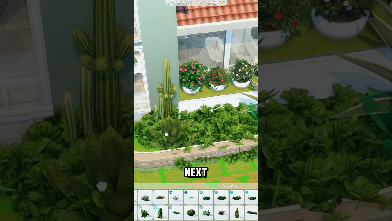 Landscaping ideas in sims 4 (part 4)#sims4hacks #sims4ideas