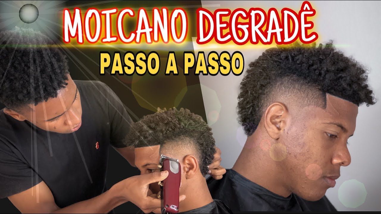 ⭕️APRENDA DE UMA VEZ COMO FAZER O MOICANO DISFARÇADO😱💈⭕️ (Novas tendências em cabelo afro)