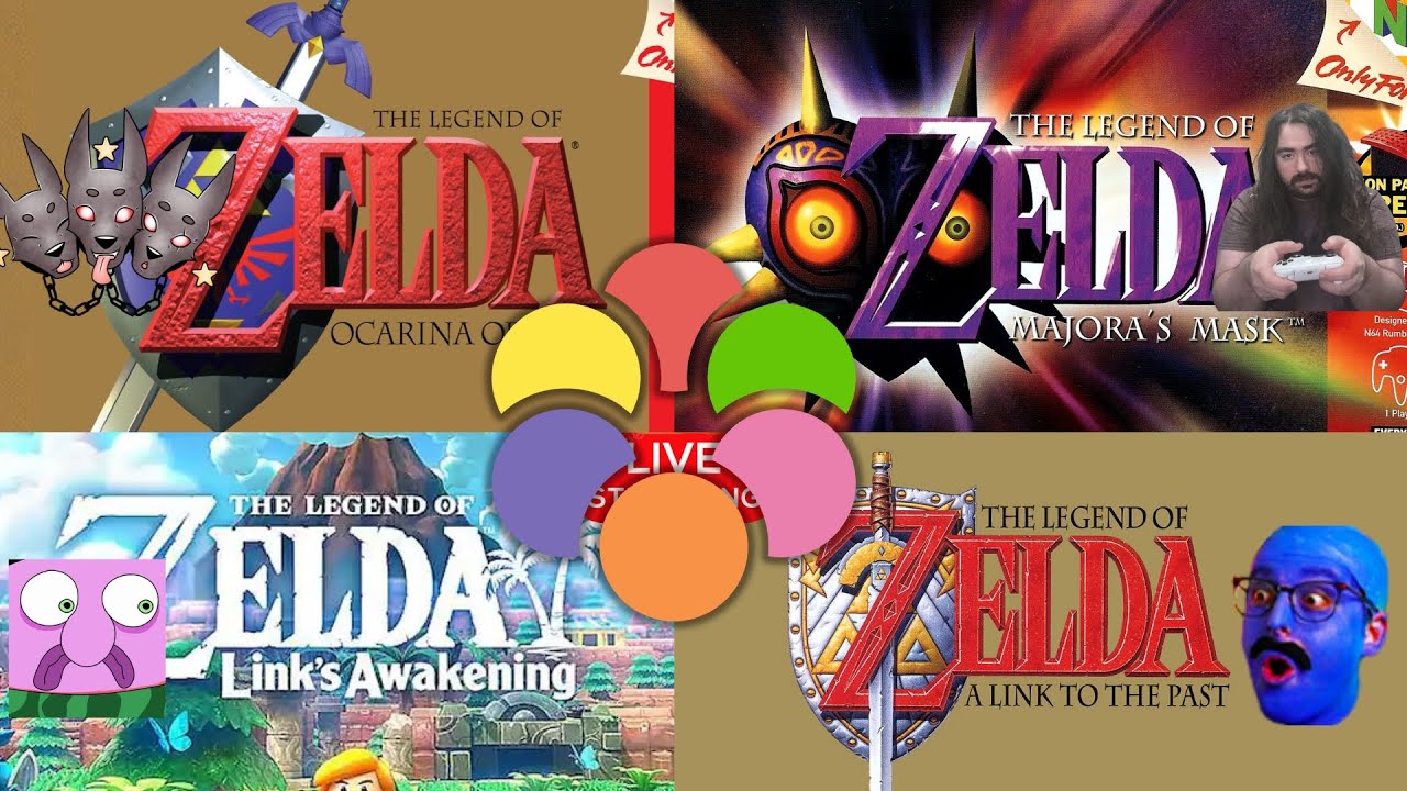Randomizing 4 Zelda Games Together | 4 Player Archipelago Stream