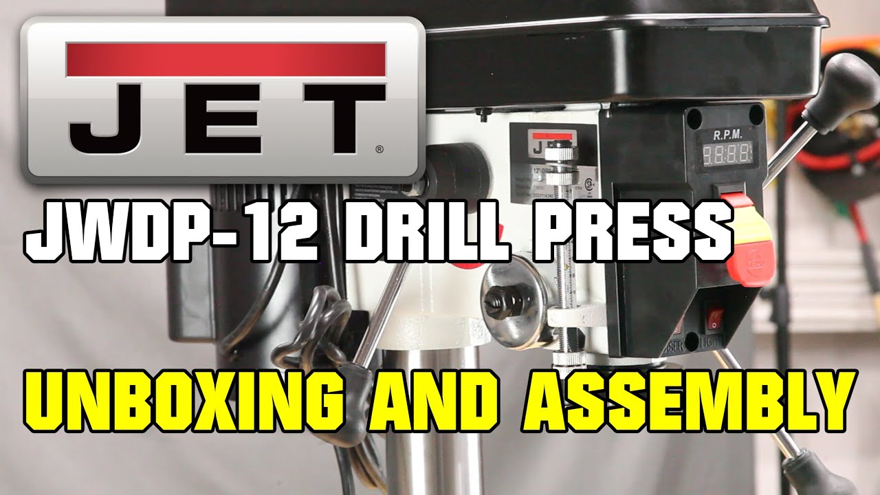 Jet JWDP-12 Drill Press Unboxing and Assembly *With CC Commentary*