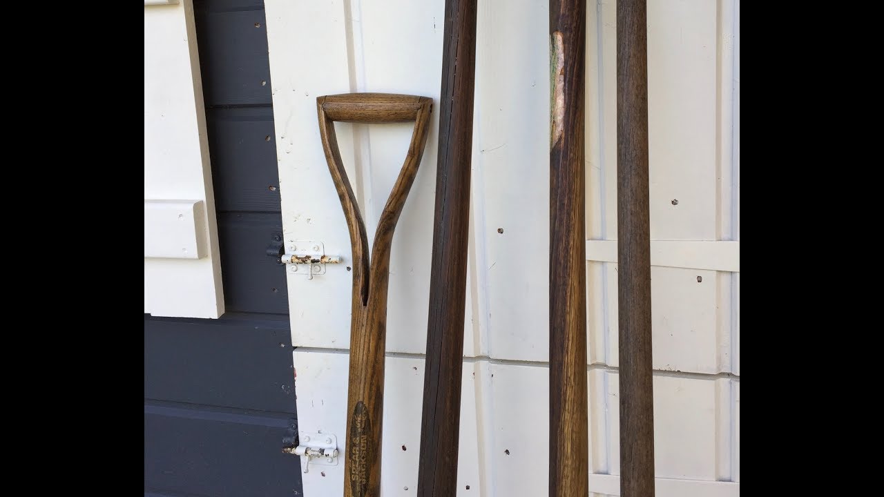 Entretien des manches en bois d'outils de jardin