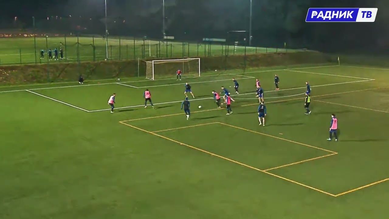 Golovi i šanse sa trening utakmice | Radnik 