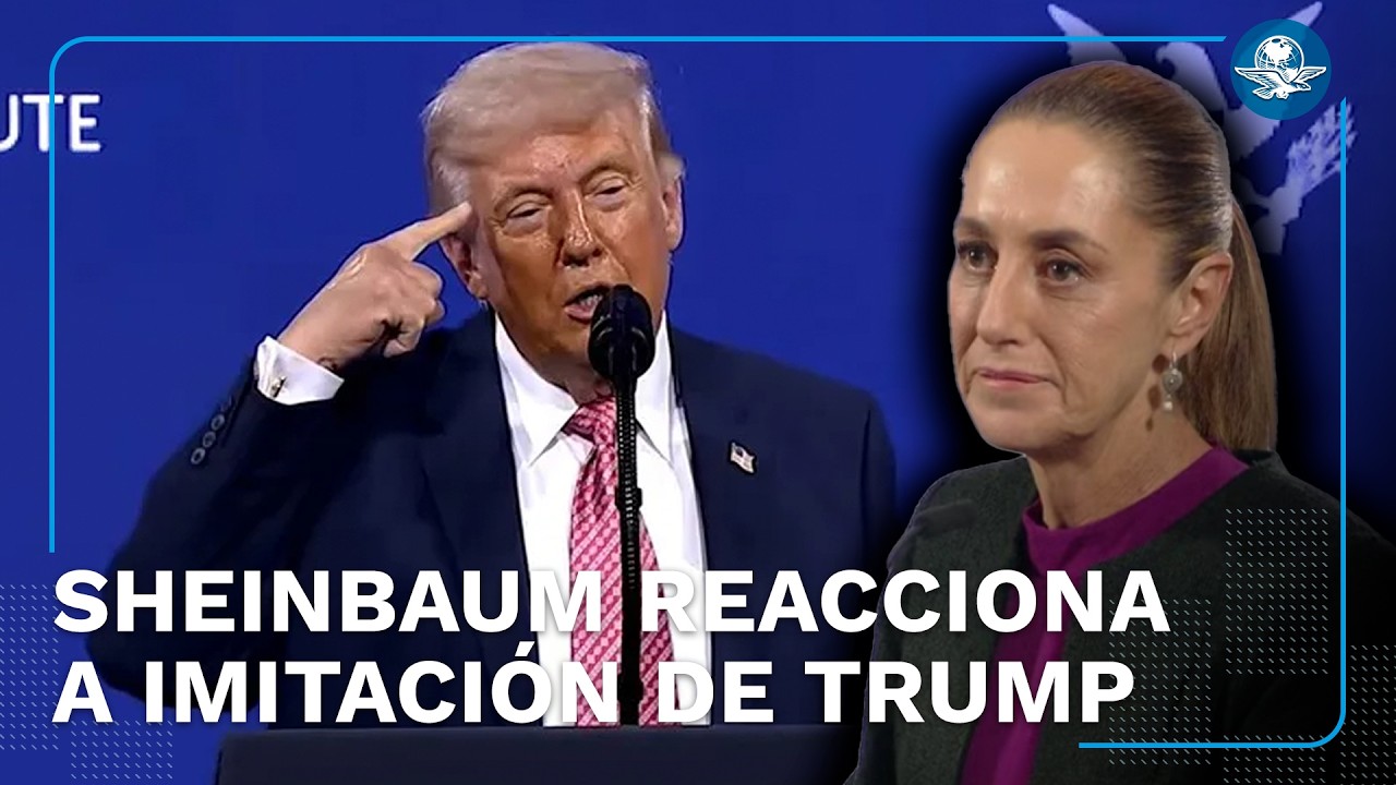 Sheinbaum responde a imitaci&oacute;n de Trump de llamada sobre el Golfo de M&eacute;xico