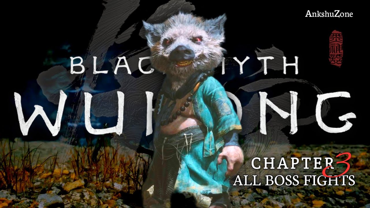 Black Myth: Wukong Chapter 3 All Boss Fights | First Playthrough